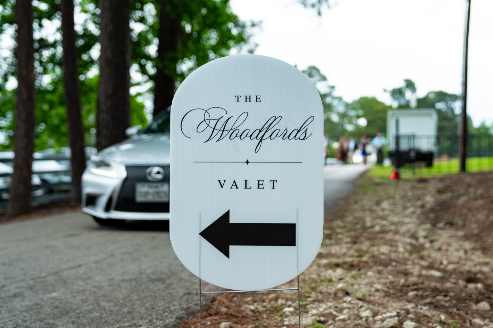 Custom branded valet signage