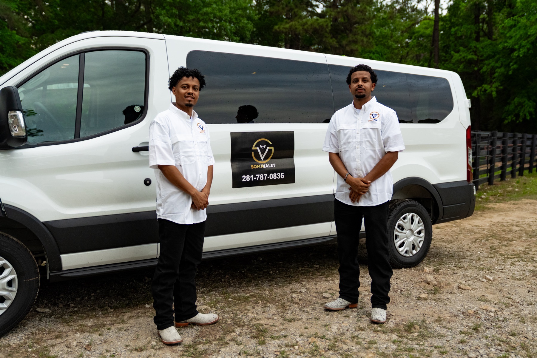 Soma Valet branded company van